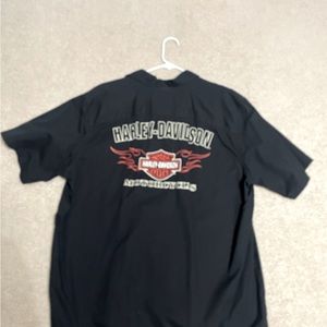 Men’s XL Harley Davidson Button up shirt